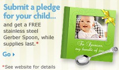 free gerber baby spoon